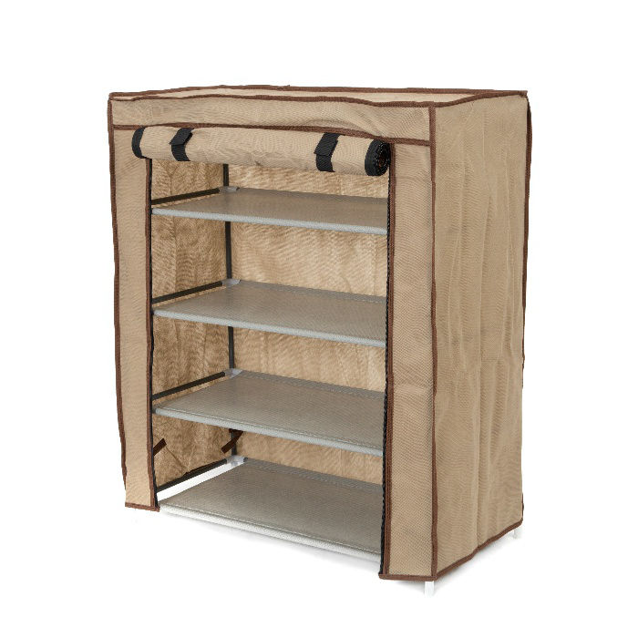 "Oxford" Schuhregal mit 4 Ablagen 1 Compactor