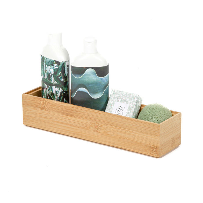 "Oska" XL Bambus Aufbewahrungsbox 4 Compactor