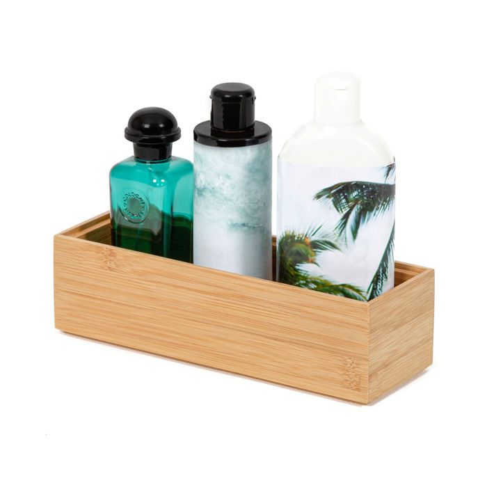 "Oska" Mittelgroße Bambus Aufbewahrungsbox 4 Compactor