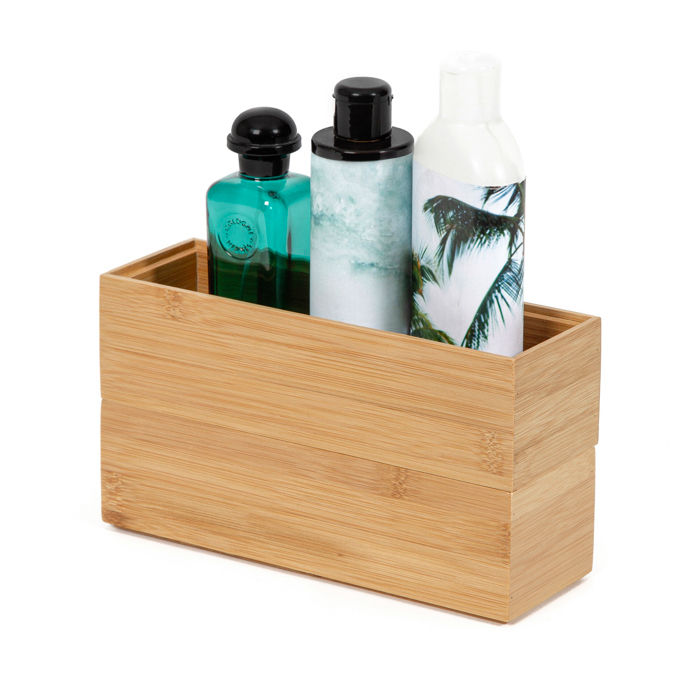 "Oska" Mittelgroße Bambus Aufbewahrungsbox 5 Compactor