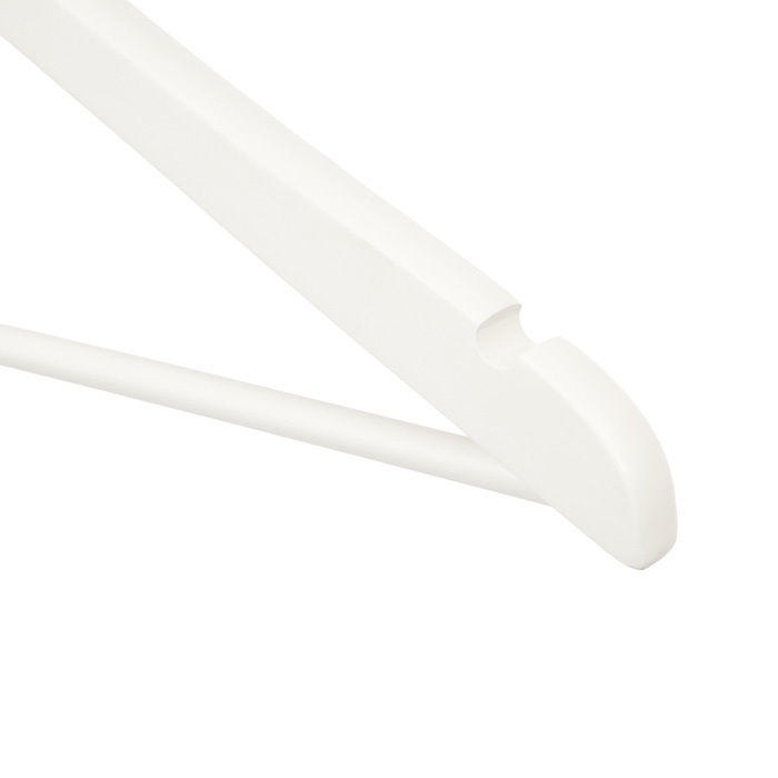 "Lorient" gekerbte Kleiderbügel mit Stange 4 Compactor