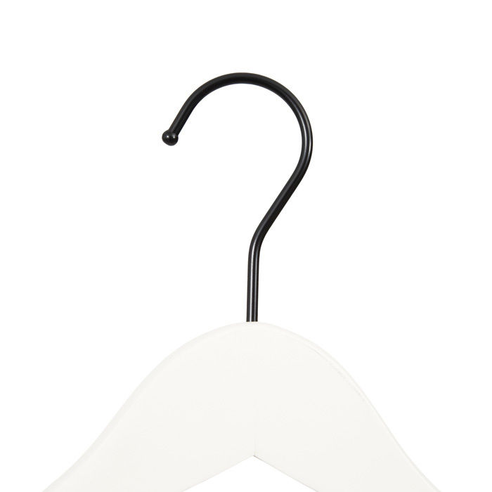 "Lorient" gekerbte Kleiderbügel mit Stange 3 Compactor