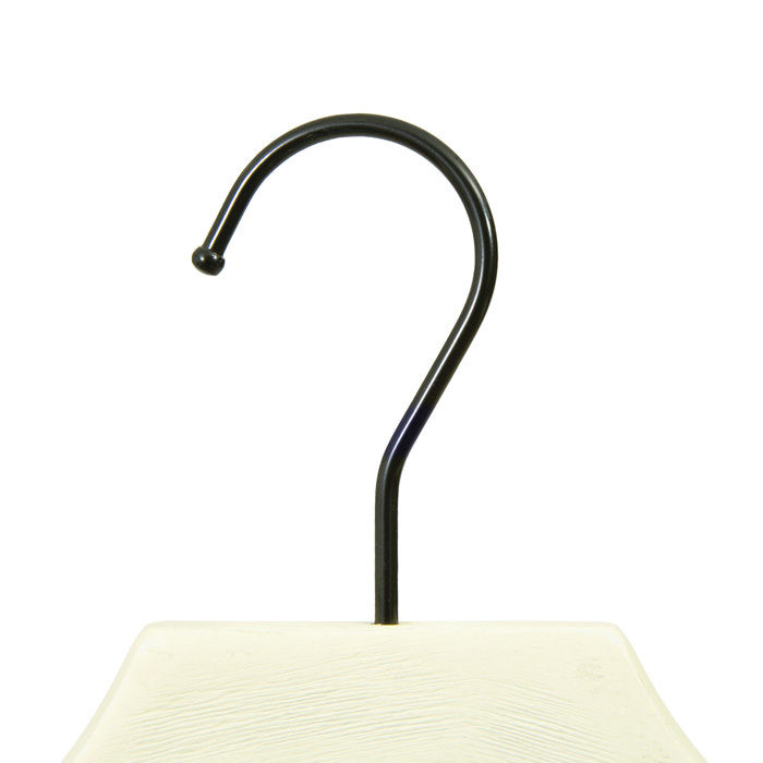 "Concale" gekerbte Kleiderbügel mit Clips 3 Compactor