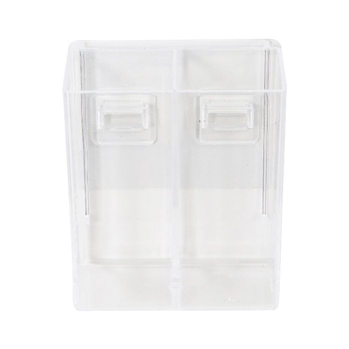 Bestlock Magic Vision Große Aufbewahrungsbox für die Montage an der Wand mit 2 Fächern - Transparent 2 Compactor