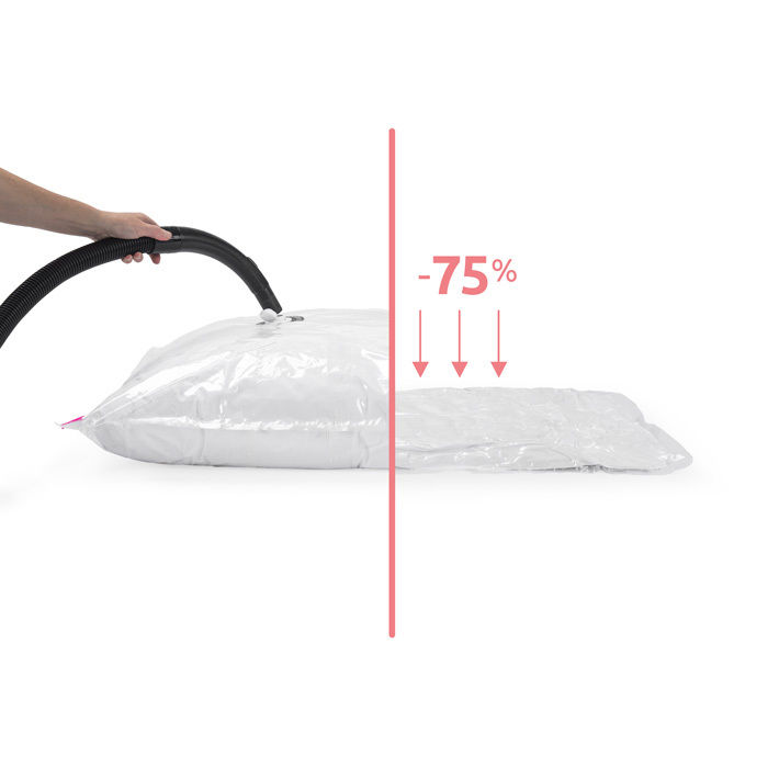 "Aspispace" Set aus 5 mittleren und großen platzsparenden Vakuum-Aufbewahrungsbeuteln - 3 mittlere u 2 Compactor