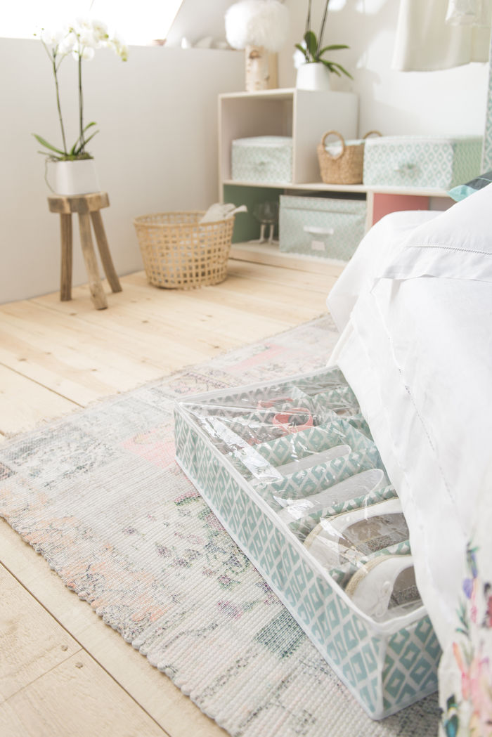 Daman Unterbett-Schuhbeutel mit 12 Fächern 2 Compactor