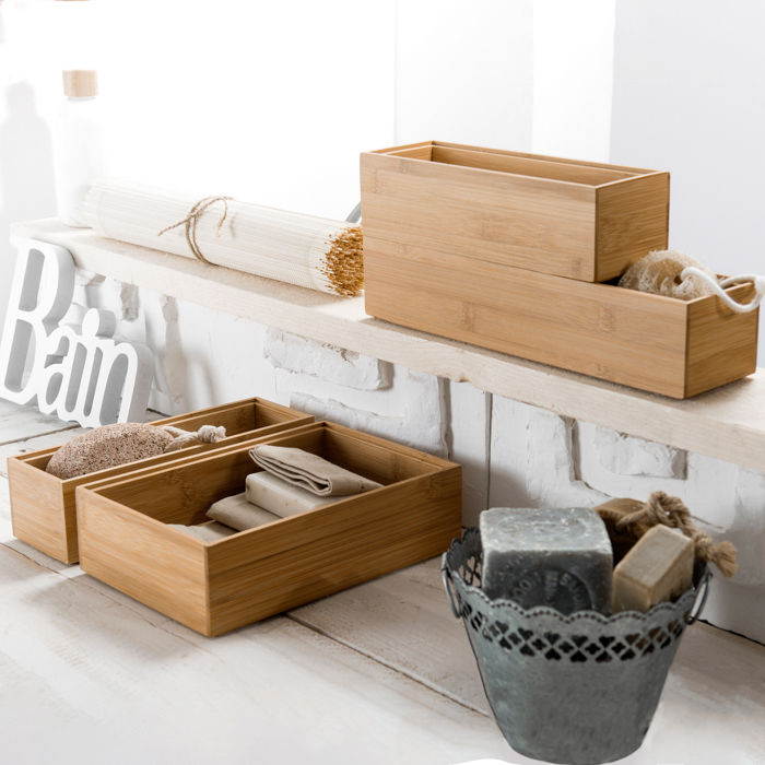 Set mit 5 "Osaka" Bambus-Aufbewahrungsboxen 4 Compactor