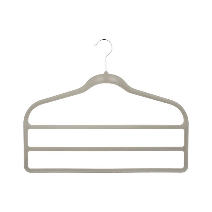 Set mit 2 platzsparenden "Velvet" rutschfesten Kleiderbügeln 3 Compactor