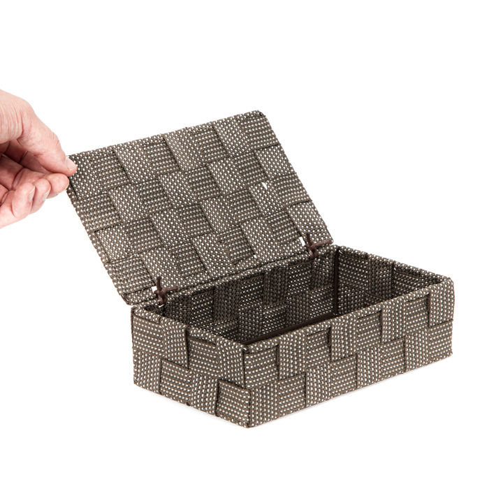 "Toronto" Kleiner Aufbewahrungskorb - Braun 4 Compactor