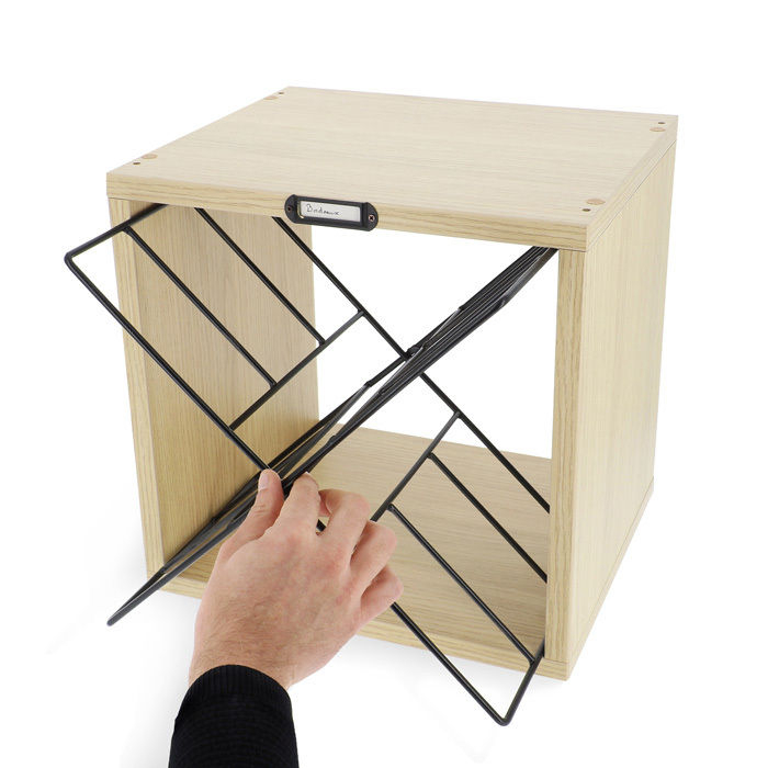 Set mit 6 Stapelbaren Quadratischen Weinregalen Kopenhagen 3 Compactor