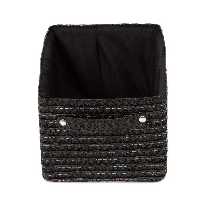 Schwarzer Korb  "Lilou"  2 Compactor