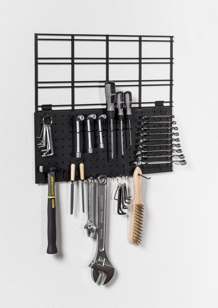 Set mit 10 Walltech Garage Haken für Perforiertes Paneel 2 Compactor