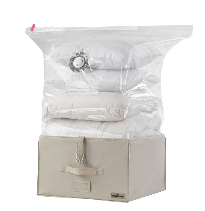 Set aus 2 Compactor 2.0 Vakuum Aufbewahrungs-Truhen 2 Compactor