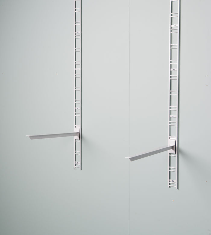 Set mit 2 Wandhalterungen für Walltech Hauswirtschaftsraum 2 Compactor