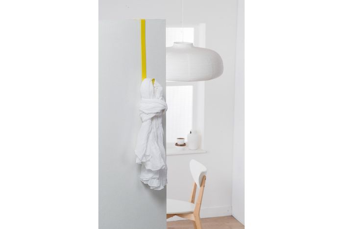 "Solo" Stahlhaken zum über die Tür hängen mit leichtem Zugriff - Gelb 7 Compactor