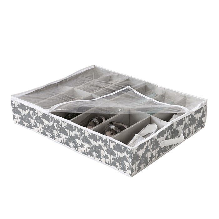 Tahiti Unterbett-Schuhbeutel mit 12 Fächern 1 Compactor