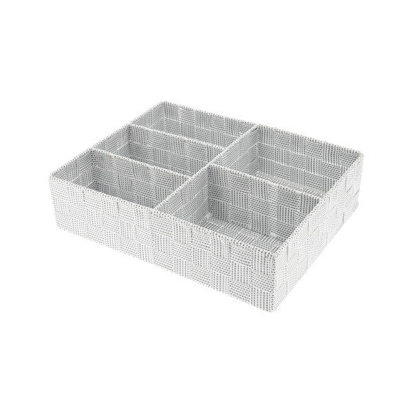 "Toronto" Schubladen-Organizer mit 5 Fächern - Weiß 1 Compactor