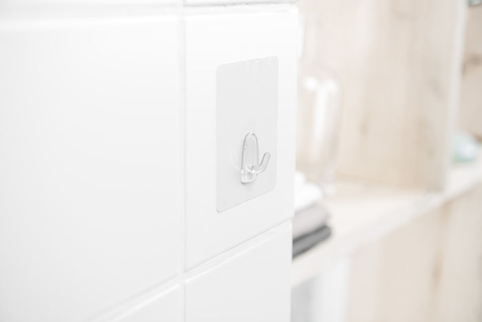 Bestlock Magic Transparenter Einzelhaken für die Montage an der Wand - ohne Bohren 5 Compactor