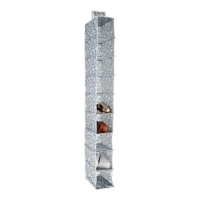 Vicky Schuh-Organizer zum Aufhängen mit 9 Fächern 1 Compactor