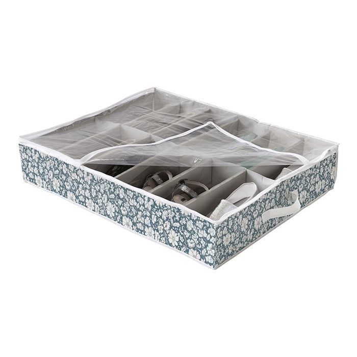 Vicky Unterbett-Schuhbeutel mit 12 Fächern 1 Compactor