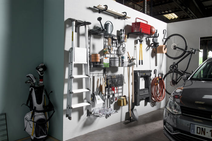 Walltech Garage Doppelhaken - Lang 5 Compactor