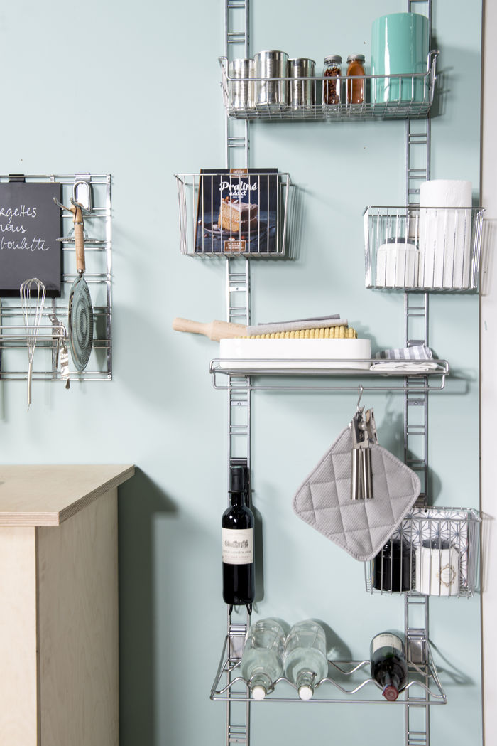 Walltech Küche Kurze Leiter-Regal Schiene 2 Compactor