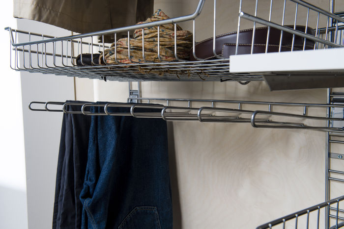 Walltech Hauswirtschaftsraum Hosenschiene 3 Compactor