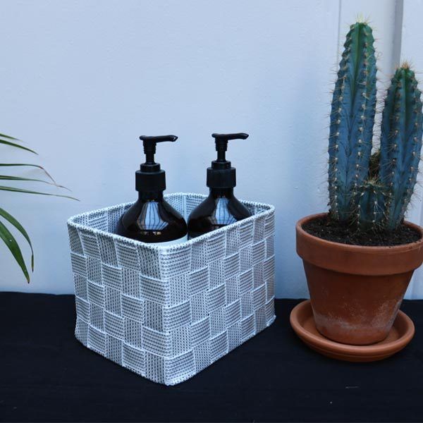 "Toronto" Aufbewahrungskorb - Weiß 5 Compactor