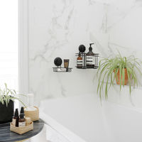 "Bestlock Black" Saugnapf Doppelhaken für die Montage an der Wand