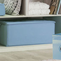 Blaue Aufbewahrungstasche für Bettdecke