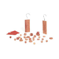 Set von 34 mottenabwehrenden Zeder Holz-Blöcken für Schubladen und Kleiderschrank