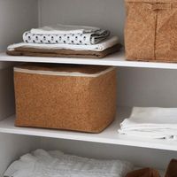 "Cork" Aufbewahrungstasche mit Reißverschluß
