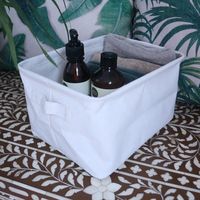 "Flex" Kleiner Aufbewahrungskorb - Cremefarben