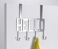 "Hello" 4 Haken zum über die Tür hängen