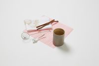 Kleiner Bambus-Utensilien Halter - Taupe