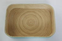 Bambustablett - Aquamarin