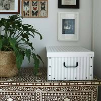 Set aus 5 "Nordic" Karton-Aufbewahrungsbox - Anton