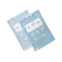 Set mit 2 Kleinen Manuellen Roll-Up Platzsparenden Reisetaschen