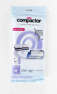 Set mit 4 mittleren manuellen und aufrollbaren, platzsparenden Reisetaschen