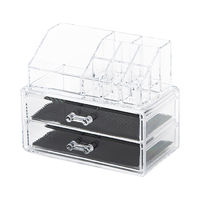 2 Schmuck und Make-up Schubladen-Organizer - Transparent