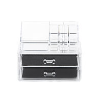 2 Schmuck und Make-up Schubladen-Organizer - Transparent