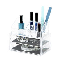 2 Schmuck und Make-up Schubladen-Organizer - Transparent