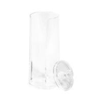 Wattepad-Spender mit Deckel - Transparent