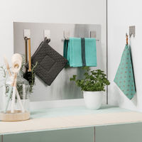 Magnetischer Edelstahl Küchen Spritzschutz und Memoboard - klein