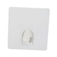 Bestlock Magic Transparenter Einzelhaken für die Montage an der Wand - ohne Bohren