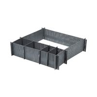 Separate Schubladenunterteilung - Grau