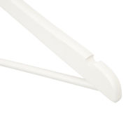 "Lorient" gekerbte Kleiderbügel mit Stange