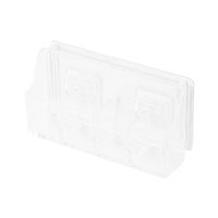 Bestlock Magic Vision Aufbewahrungsbox für die Montage an der Wand mit 4 Fächern - Transparent