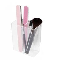 Bestlock Magic Vision Große Aufbewahrungsbox für die Montage an der Wand mit 2 Fächern - Transparent