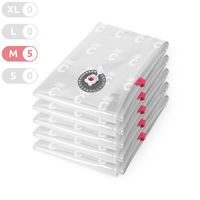 "Aspispace" Set aus 5 platzsparenden Vakuum-Aufbewahrungsbeuteln